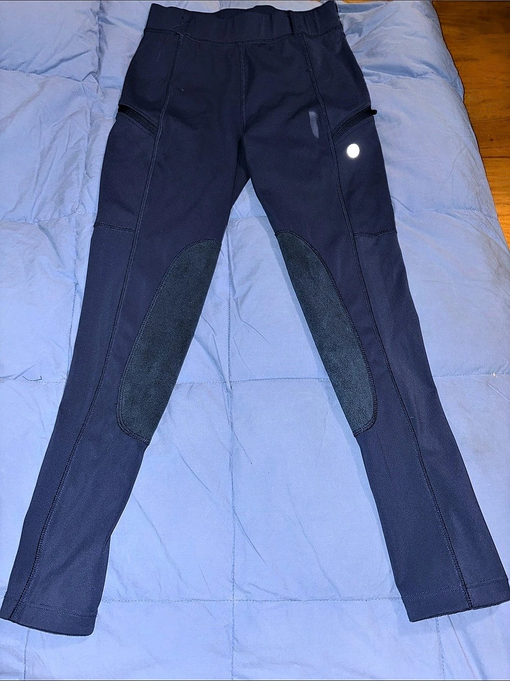 Kids Kerrits Riding Tights in Blue Sz M